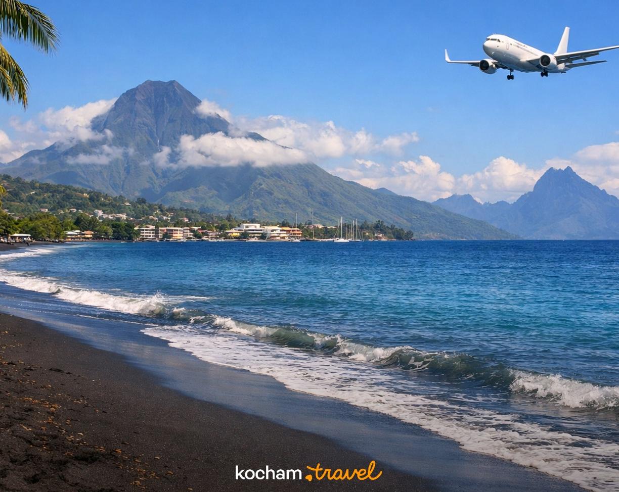 Ilustracja do tematu: Gdzie samolotem na urlop: Polinezja Francuska i wulkaniczne plaże Tahiti z bazą wypadową w Papeete