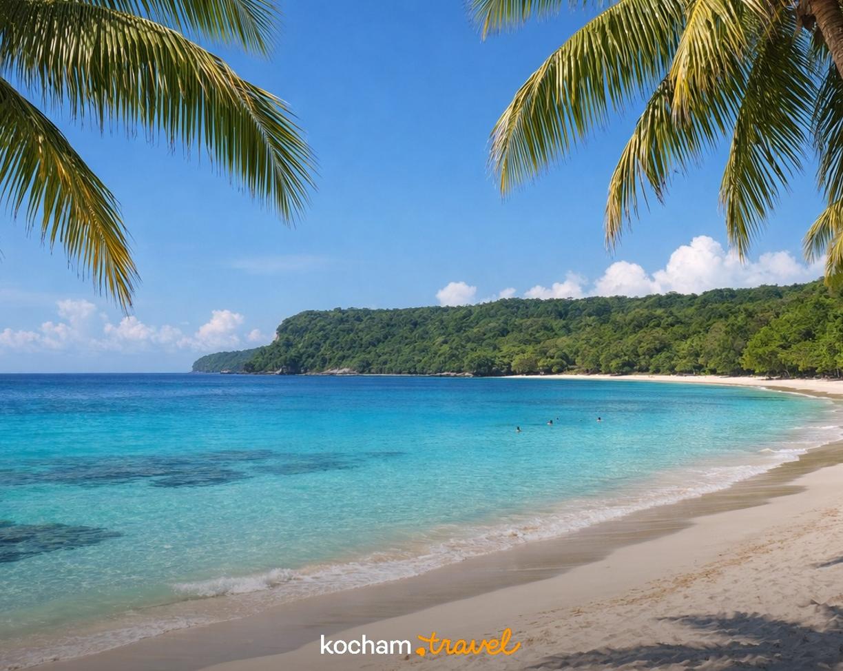 Ilustracja do tematu: Gotowy pomysł na zimowe wakacje pod palmami na Champagne Beach w Vanuatu