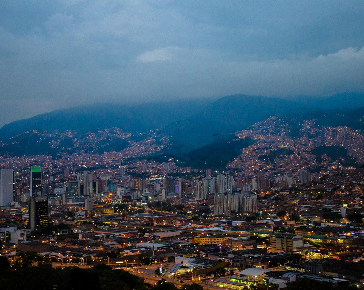 Kolumbia. Medellín: najlepsze punkty widokowe.