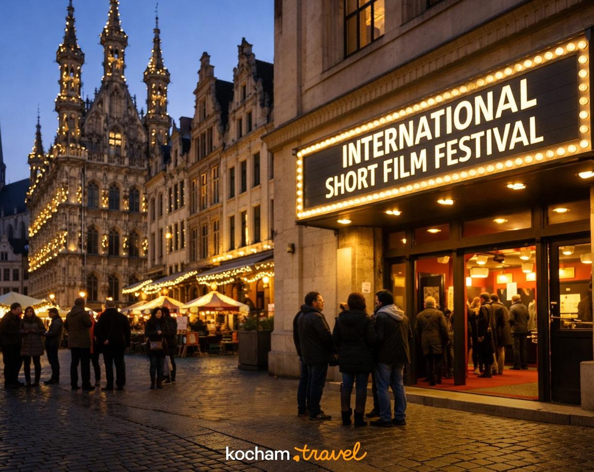 Ilustracja do tematu: Belgia. Wyjazd na Międzynarodowy Festiwal Filmów Krótkometrażowych w Leuven: jak zdobyć bilety i samodzielnie ułożyć plan grudniowego urlopu.