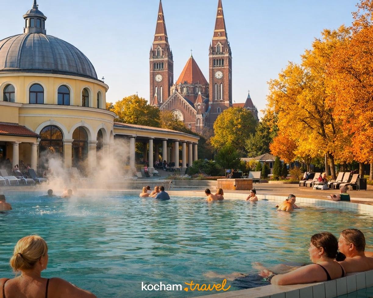 Ilustracja do tematu: City break z Krakowa: Szeged - relaks w słynnych termach i jesienny odpoczynek na Węgrzech