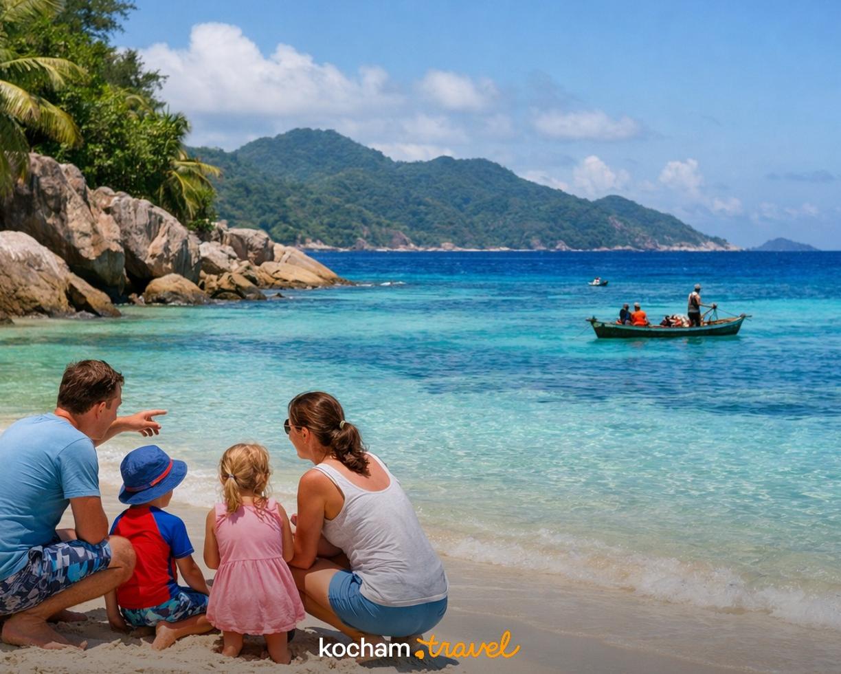 Ilustracja do tematu: Jak zaplanować wakacje do: La Digue, Seszele – poradnik dla rodzin z dziećmi
