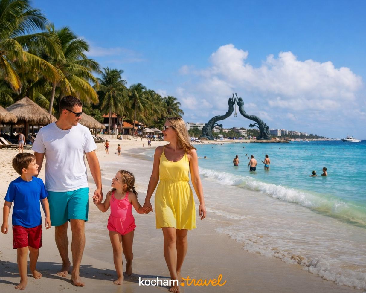 Ilustracja do tematu: Gotowy plan podróży: wyjazd do Playa del Carmen w Meksyku na 10-dniowe ferie zimowe z dziećmi