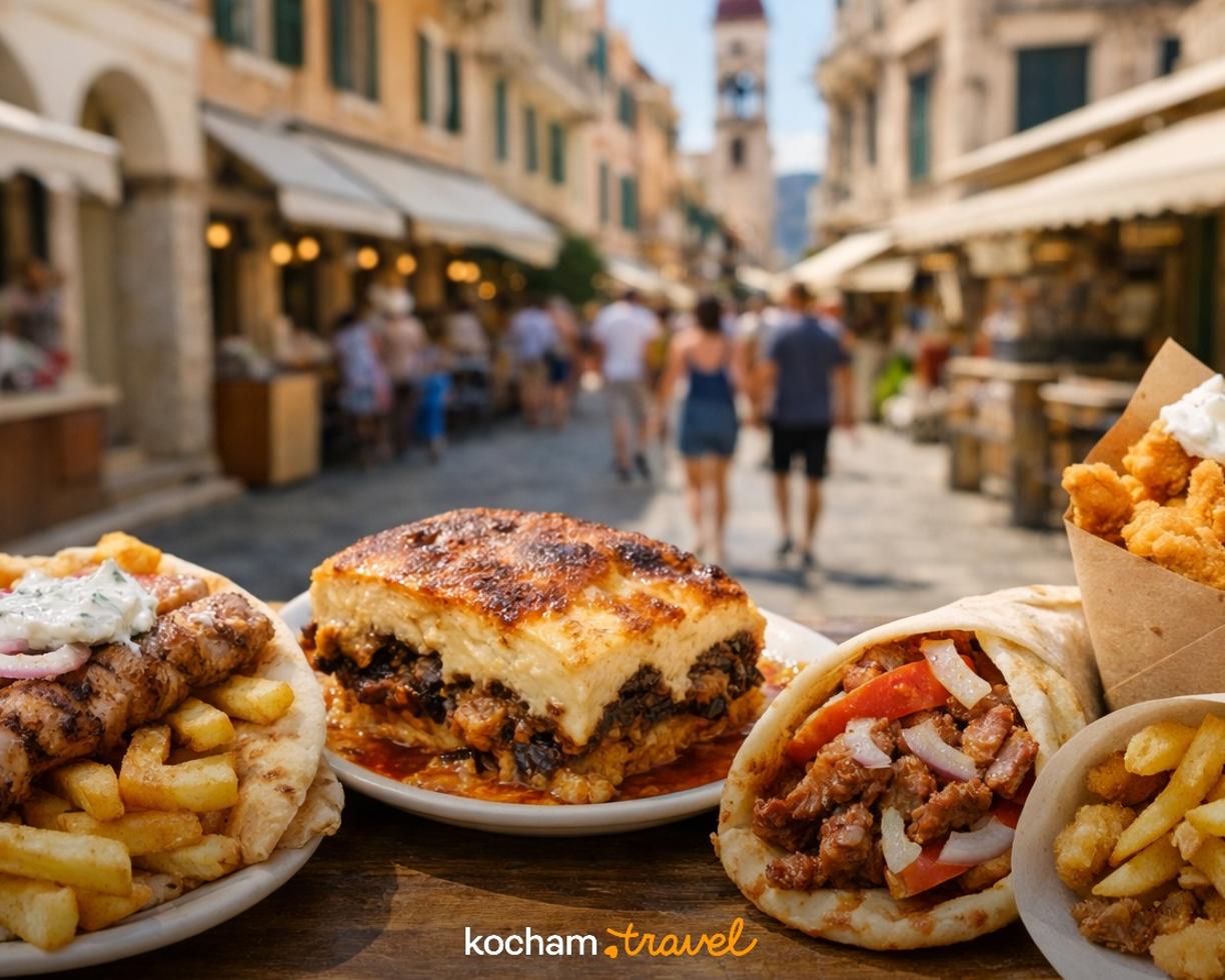 Ilustracja do tematu: Korfu: gdzie zjeść — lokalne klasyki i street food?