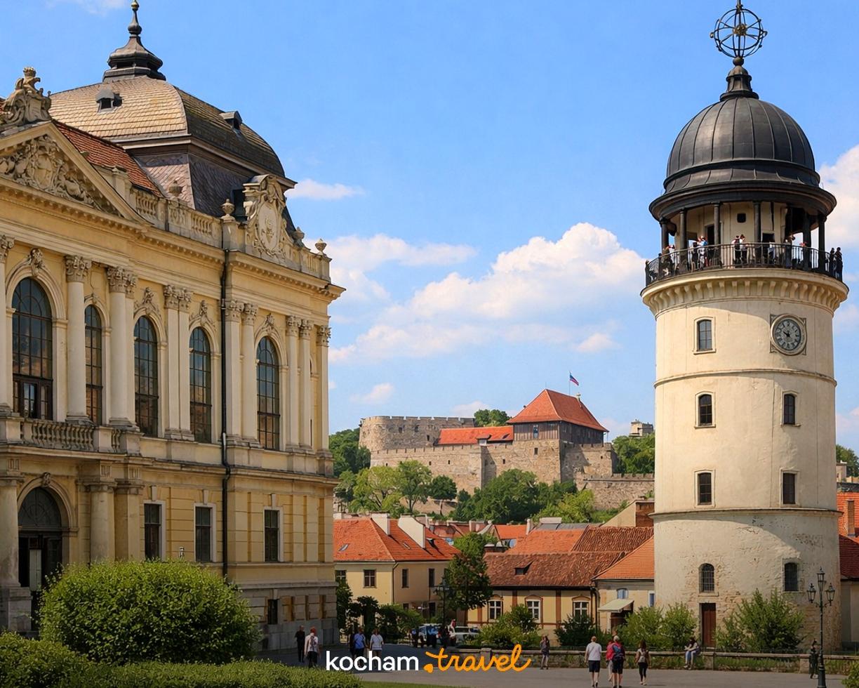 Ilustracja do tematu: City break z Krakowa: Eger na Węgrzech - tajemnice barokowego Liceum i astronomicznej Wieży Magicznej.