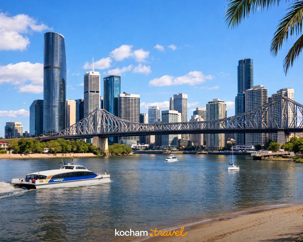 Ilustracja do tematu: Australia. Loty z Polski do Brisbane: aktualne widełki cenowe biletów i najtańsze miesiące na podróż