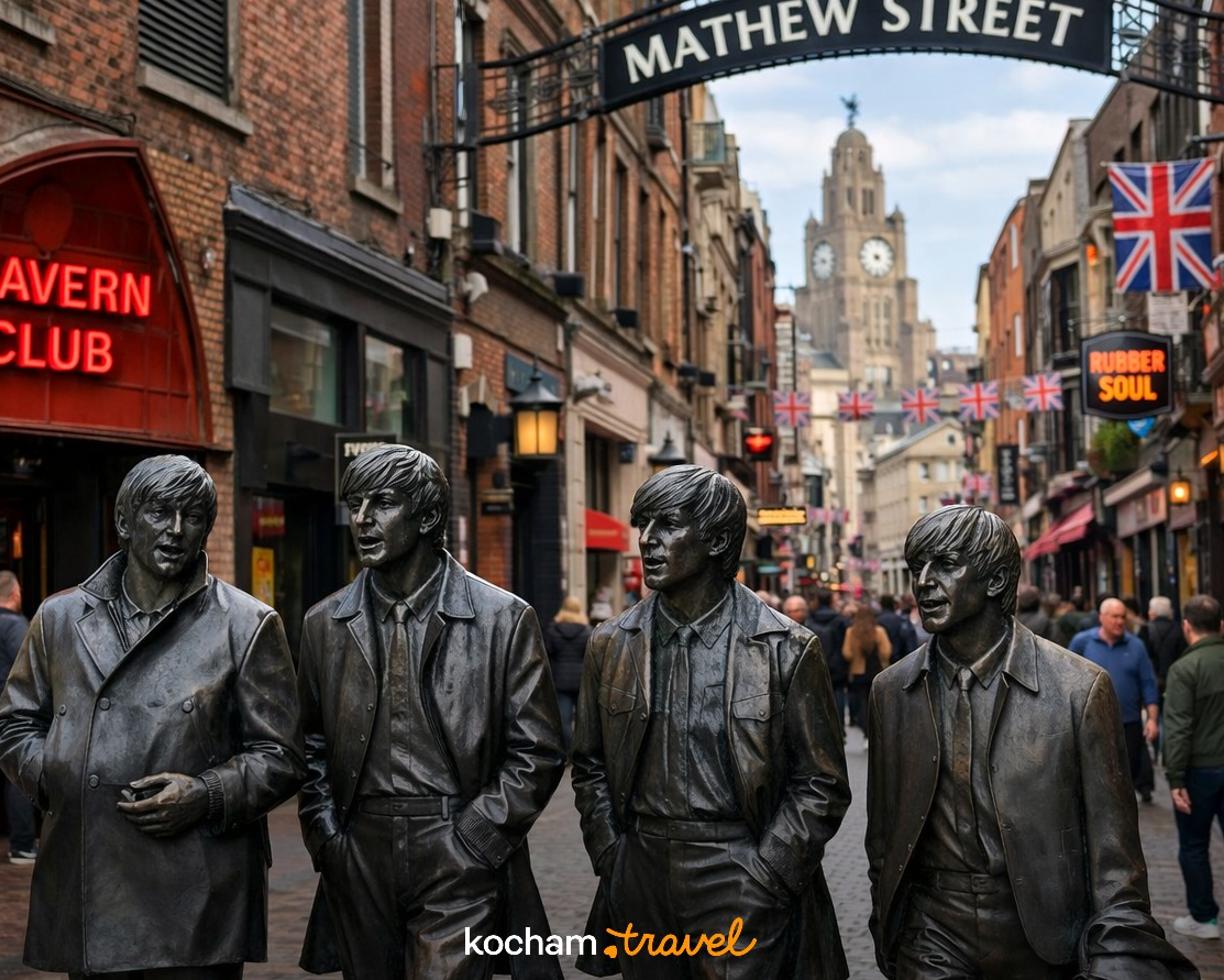 Ilustracja do tematu: City break z Krakowa: Liverpool - muzycznym szlakiem The Beatles po sercu Wielkiej Brytanii