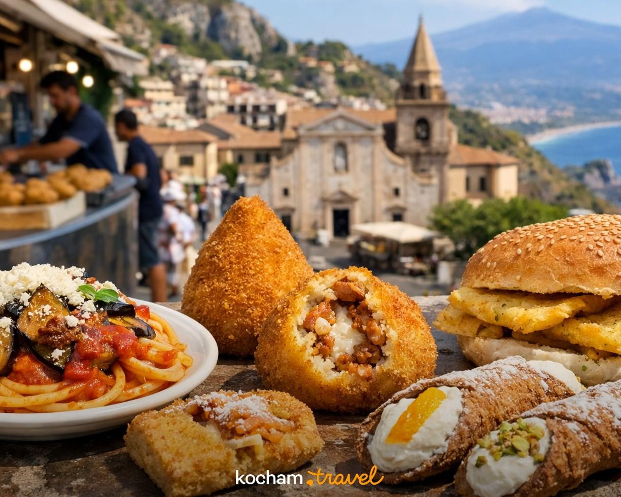Ilustracja do tematu: Taormina: gdzie zjeść — lokalne klasyki i street food?