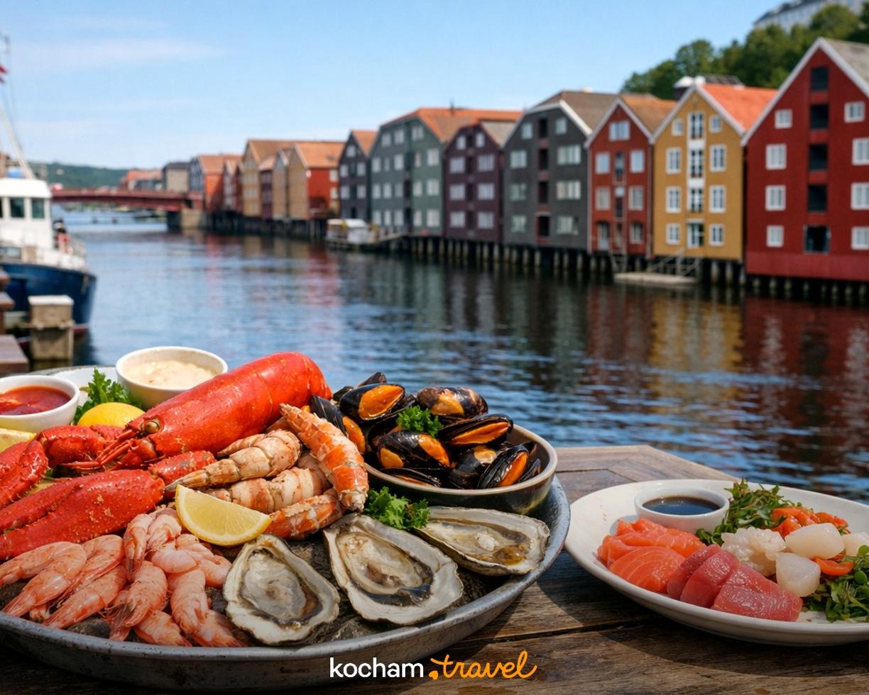 Ilustracja do tematu: Norwegia. Świeże owoce morza w Trondheim: gdzie szukać i co zamówić?