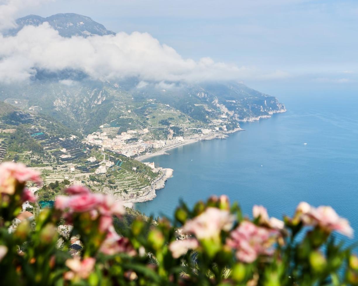 Beautiful beach on the Amalfi Coast