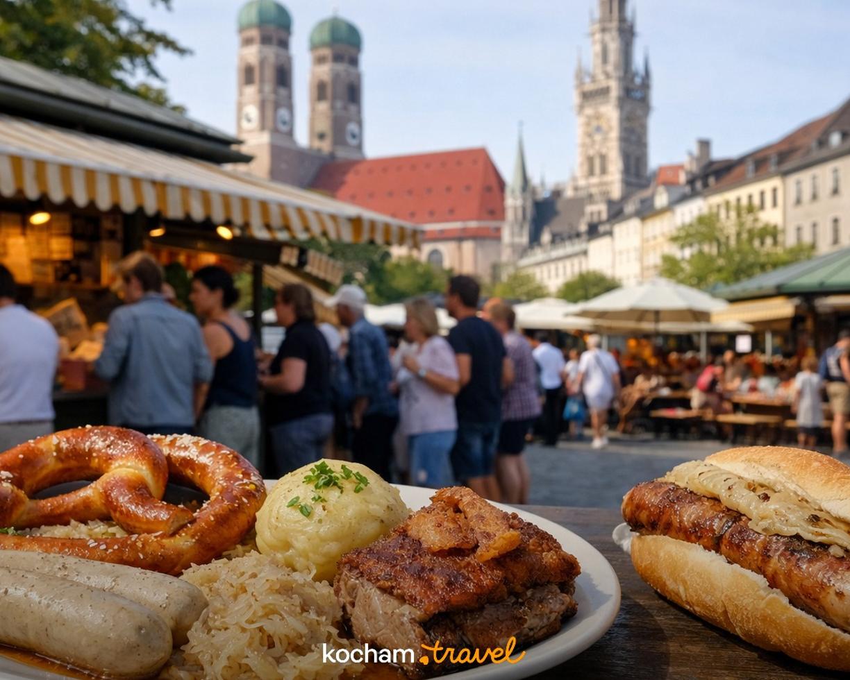 Ilustracja do tematu: Monachium: gdzie zjeść — lokalne klasyki i street food?