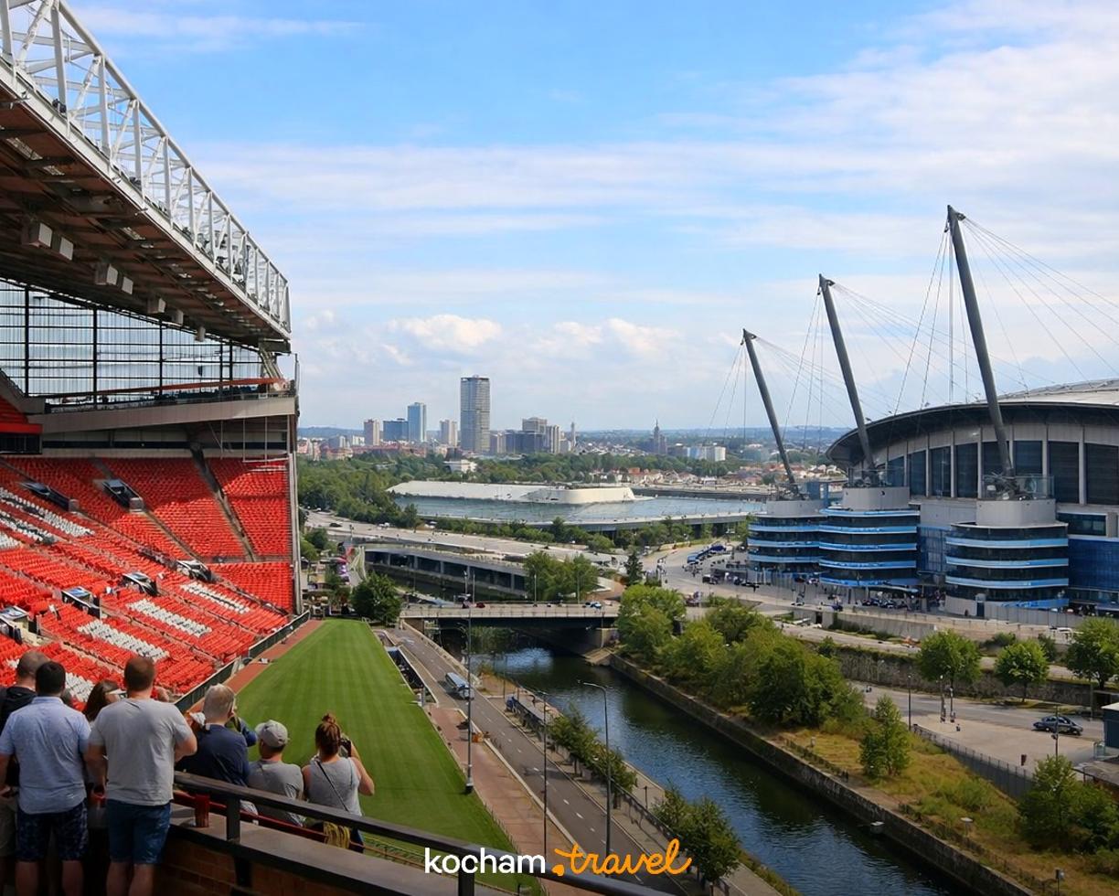 Ilustracja do tematu: Wielka Brytania. Piłkarski Manchester dla kibiców: zwiedzanie Old Trafford i Etihad Stadium