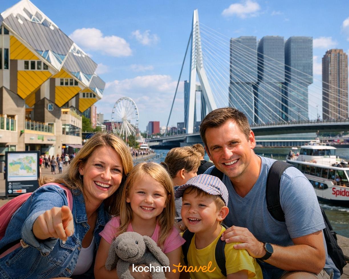 Ilustracja do tematu: Rotterdam z dziećmi: co zobaczyć i jak zaplanować idealny rodzinny wyjazd?