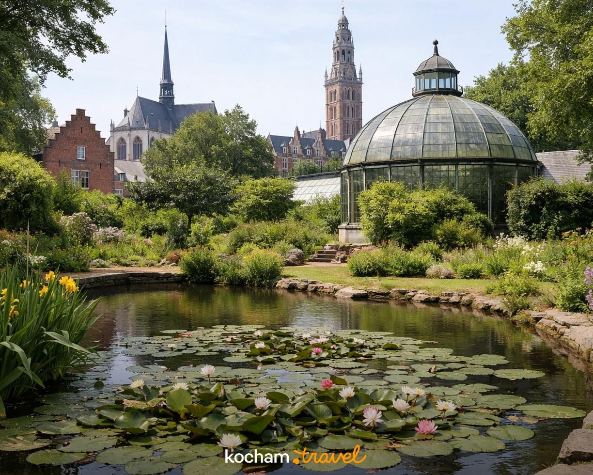 Ilustracja do tematu: Belgia. Najstarszy ogród botaniczny w kraju ukryty w sercu Leuven.