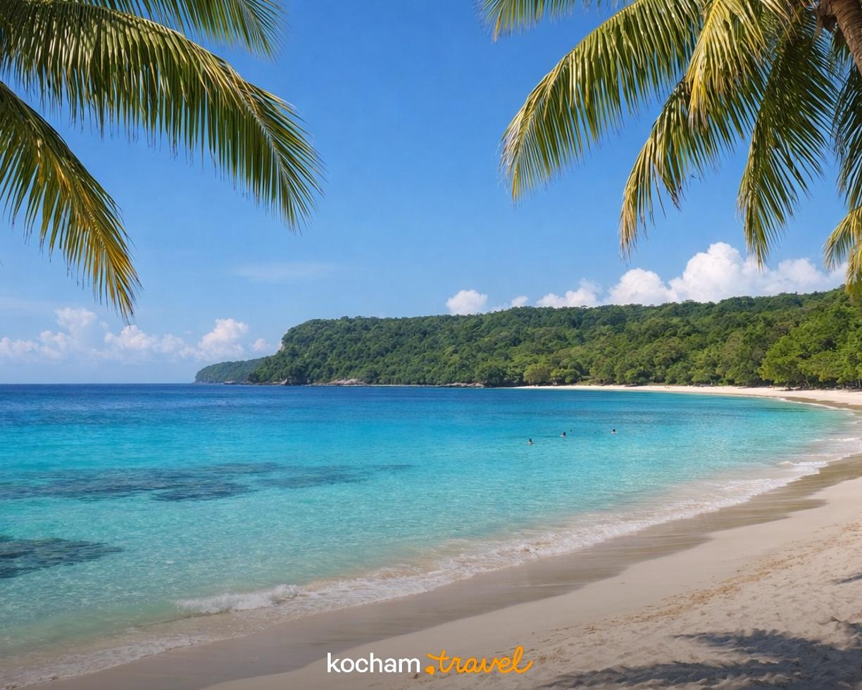 Ilustracja do tematu: Gotowy pomysł na zimowe wakacje pod palmami na Champagne Beach w Vanuatu