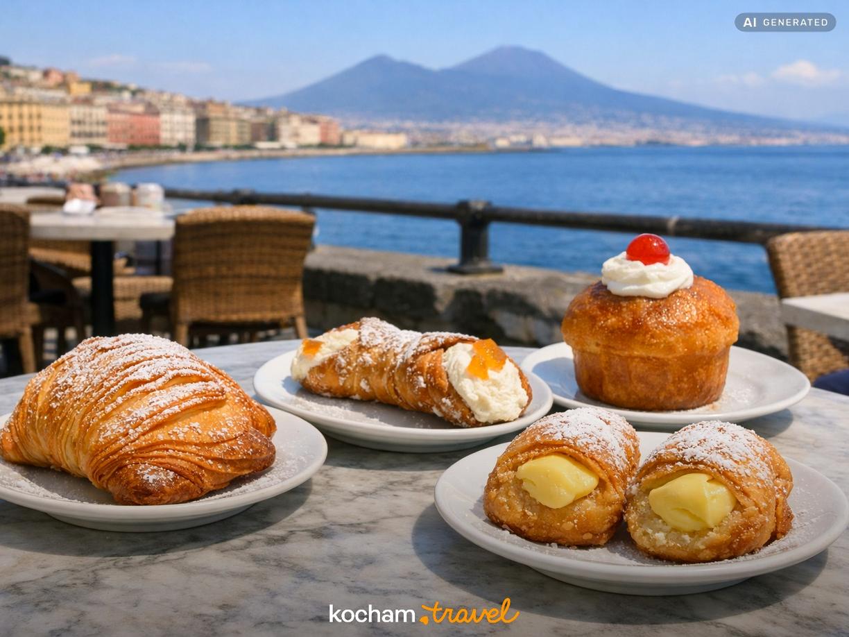 Słodkie zakończenie w Bar Pasticceria Mazz w Neapol