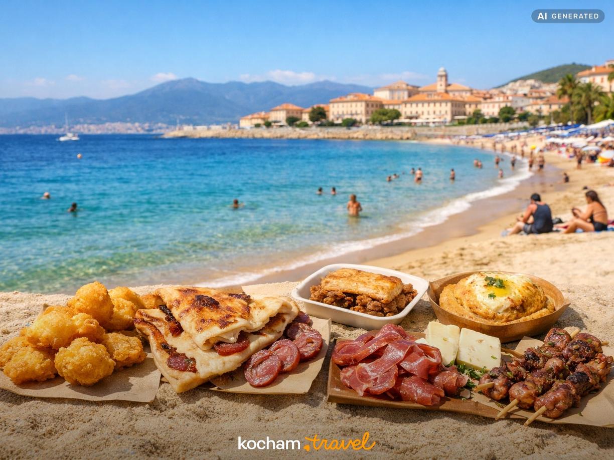 Street food i piknik w stylu korsykańskim w Ajaccio