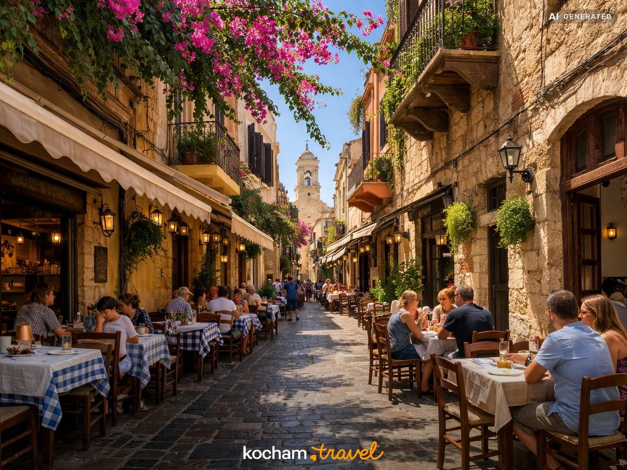 Restauracje z duszą w sercu Starego Miasta w Chania