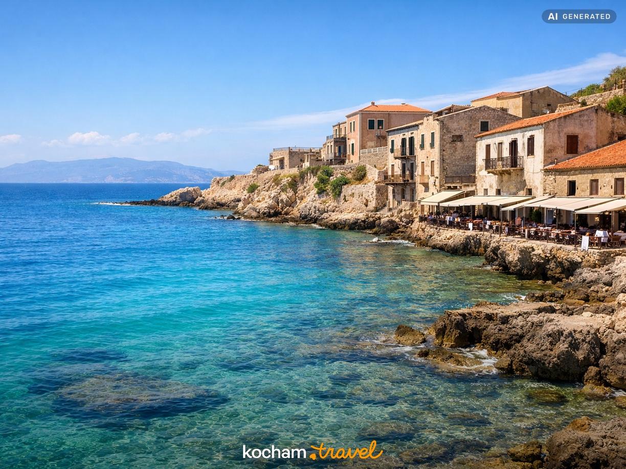 Smaki morza w dzielnicy Tabakaria w Chania