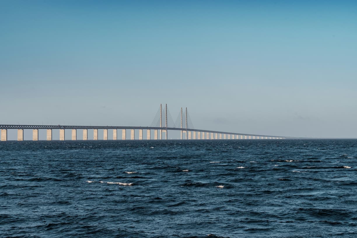 Most Oresund między Danią a Szwecją