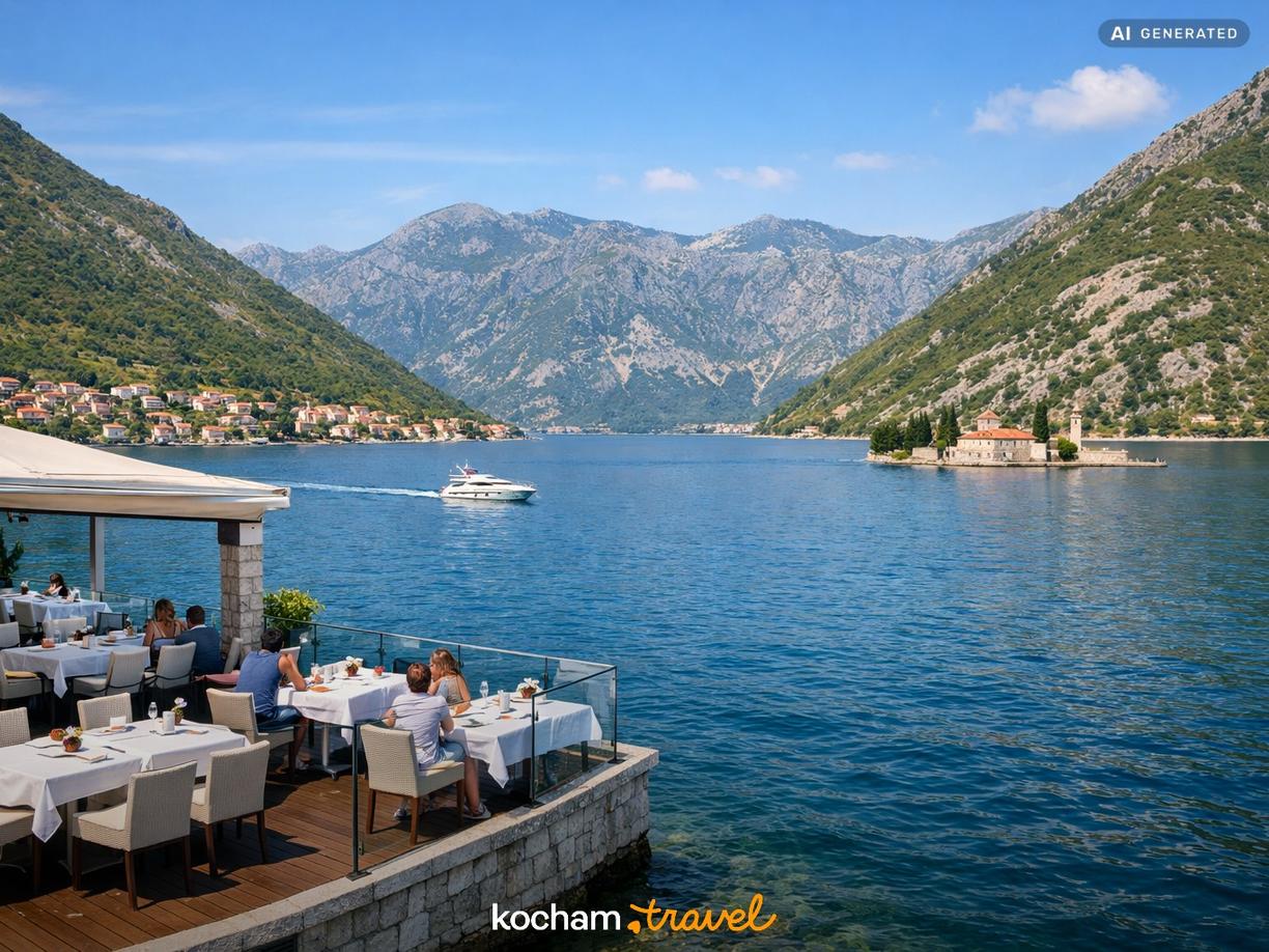 Luksus i widoki – Restauracje nad zatoką w Kotor