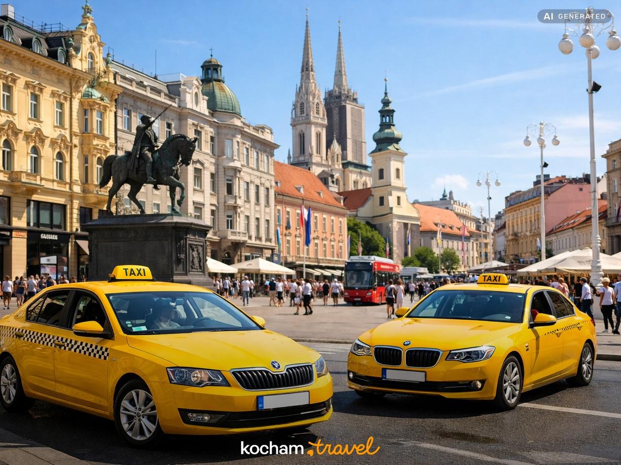 Taksówki w Zagrzebiu: Zasady i średnie ceny w Zagrzeb