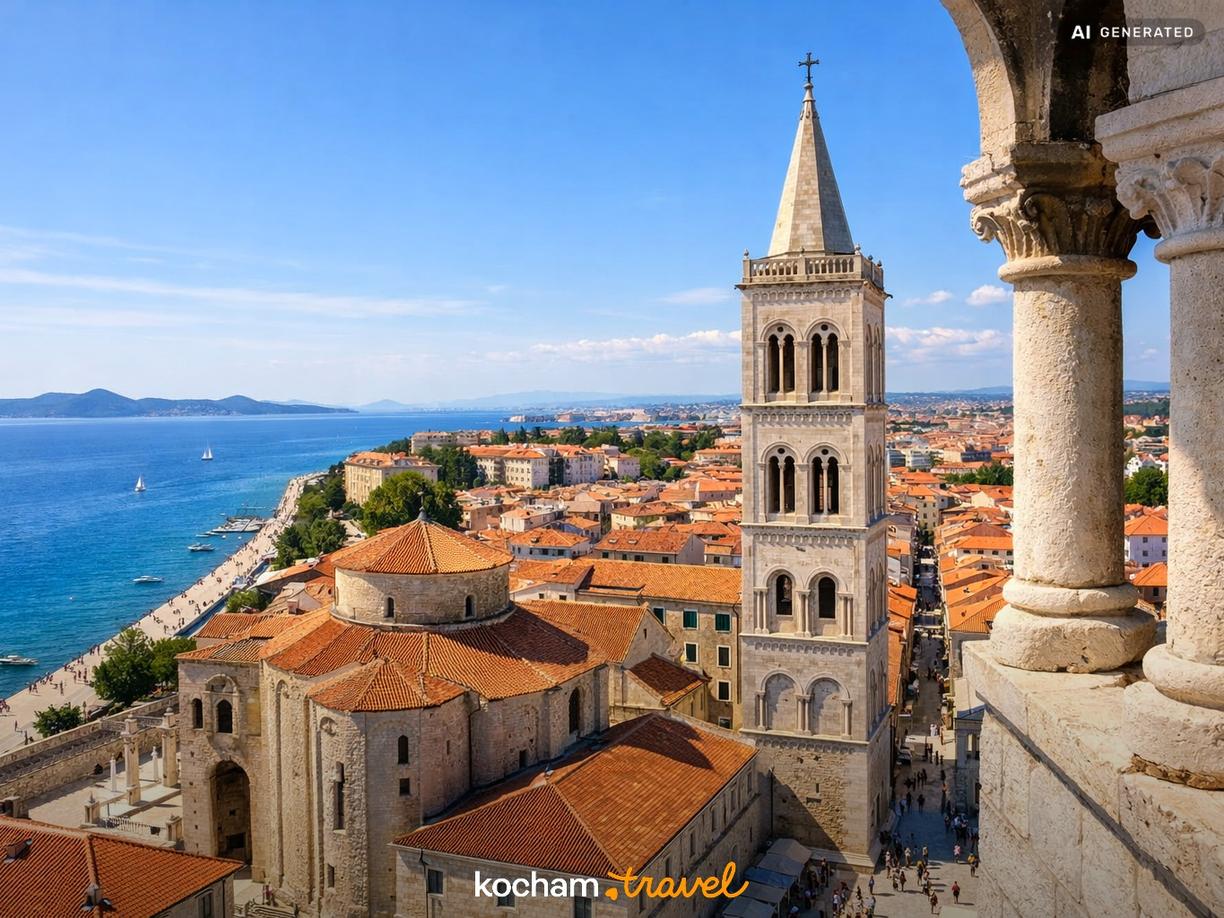 Najlepsze punkty widokowe w historycznym centrum w Zadar