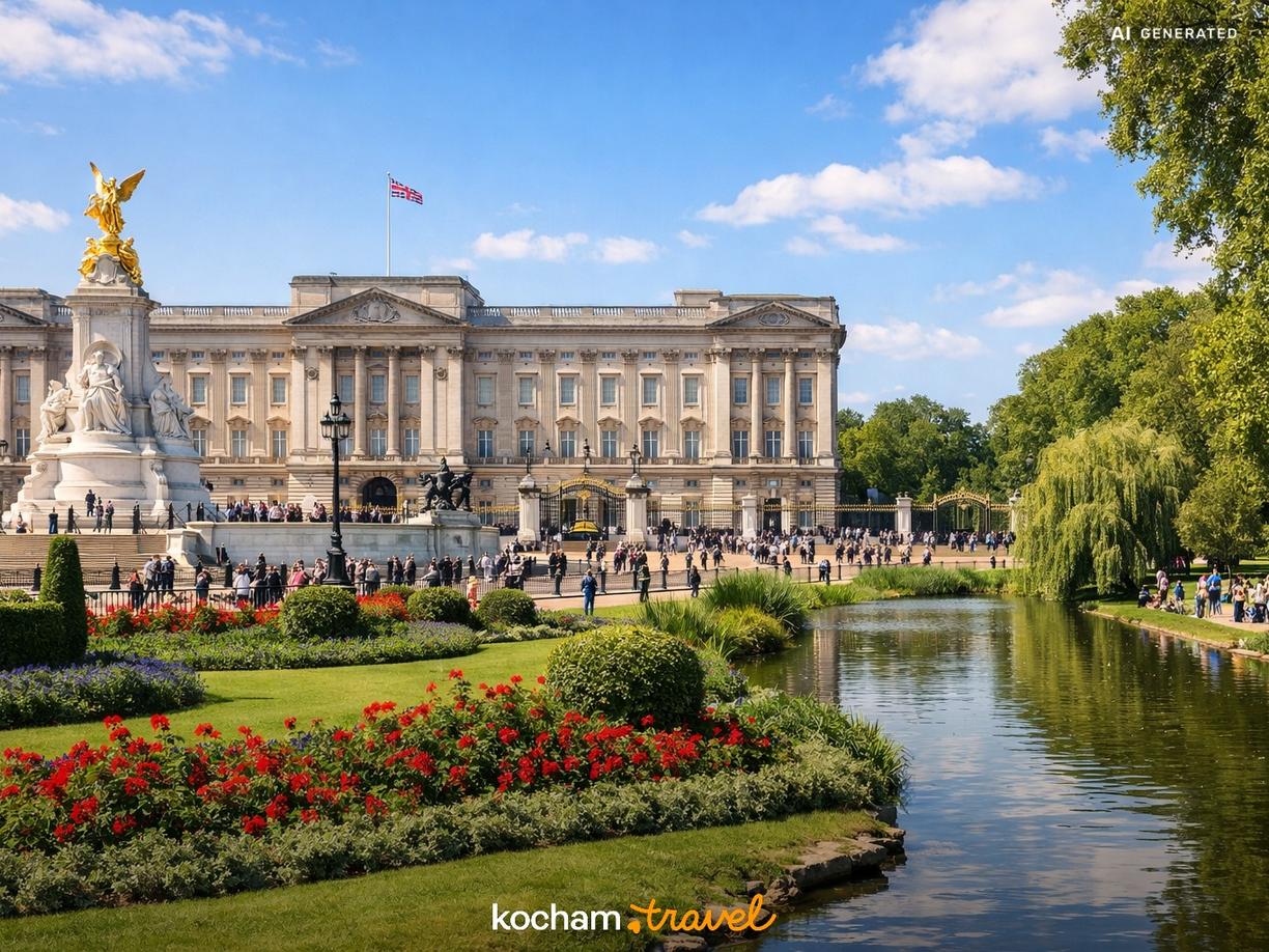 Dzień 4: Pałac Buckingham i Królewskie Parki w Londyn