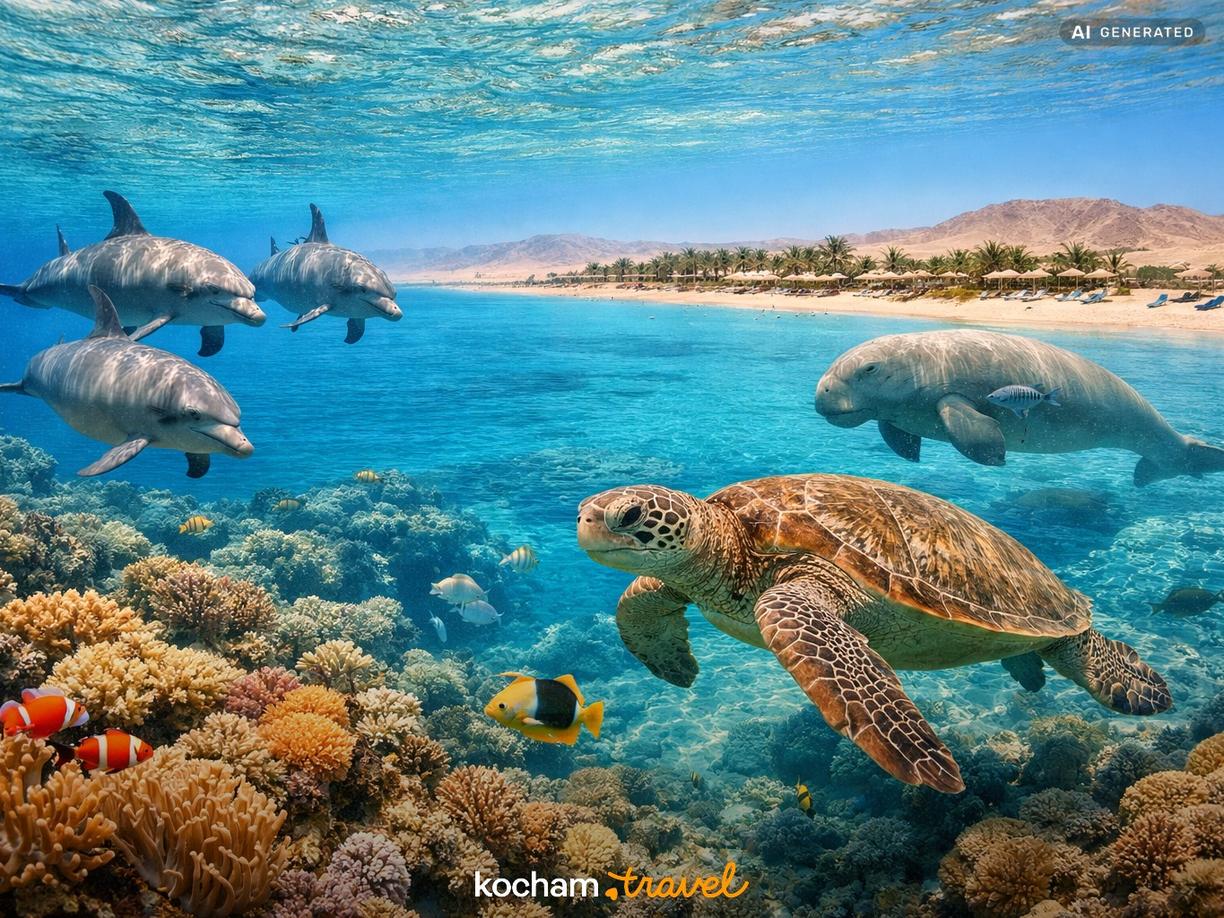 Podwodny świat i spotkania z naturą w Marsa Alam