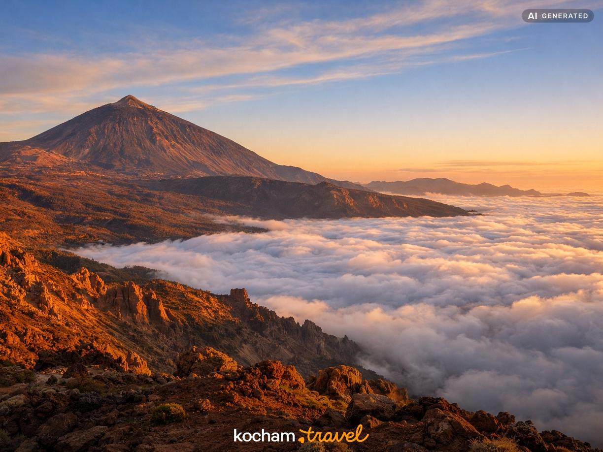 Park Narodowy Teide – wulkaniczne panoramy i morze chmur w Teneryfa