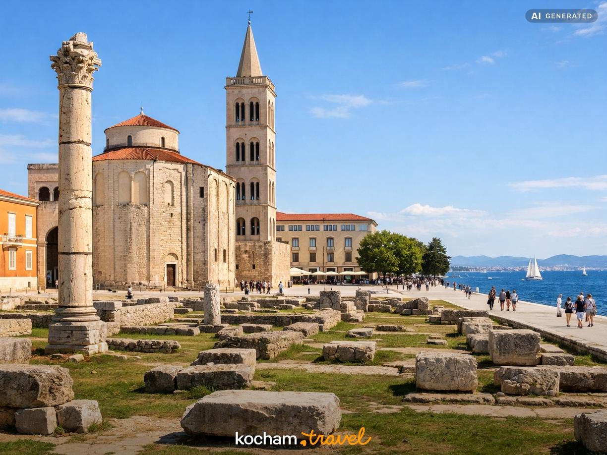 Dzień Pierwszy: Rzymska Historia i Morskie Horyzonty w Zadar