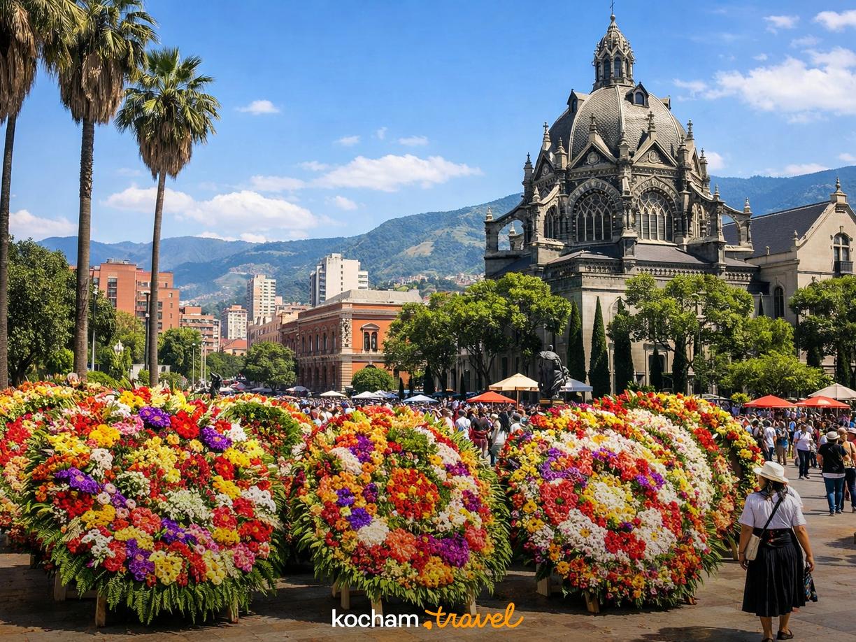 Festiwal Kwiatów w Medellín: Serce kolumbijskiego lata w Medellín
