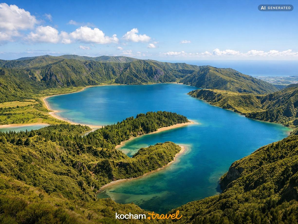 Lagoa do Fogo: Dzika natura z lotu ptaka w Sao Miguel