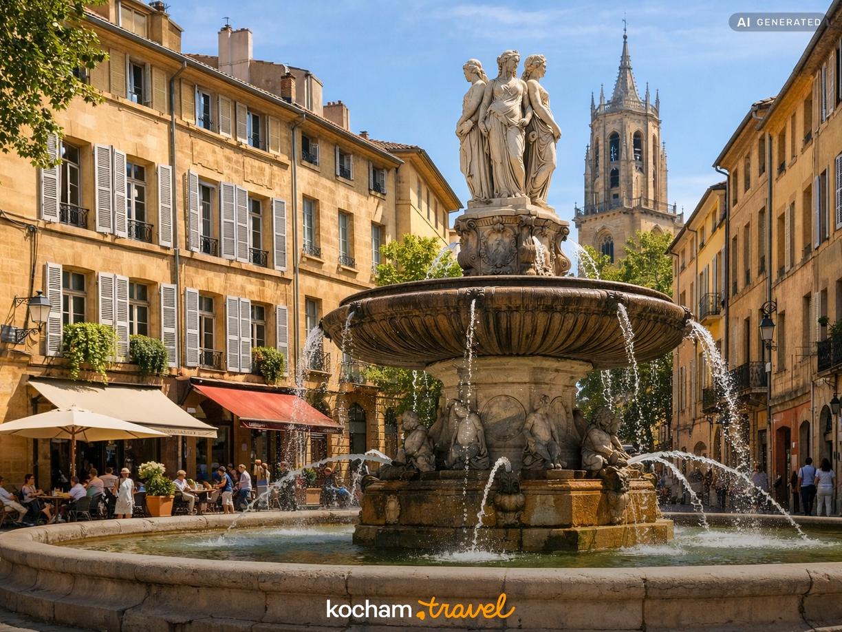 Aix-en-Provence – miasto sztuki i fontann w Francja