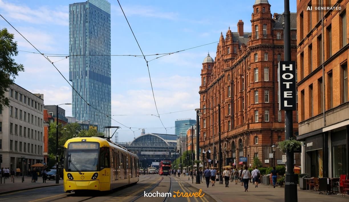 Ilustracja do tematu: Manchester: jak dojechać i gdzie spać — przejrzysty plan?