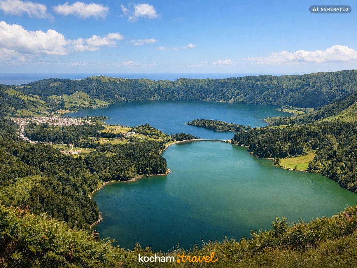 Pierwszy dzień: Sete Cidades i zachodnie wybrzeże w Sao Miguel
