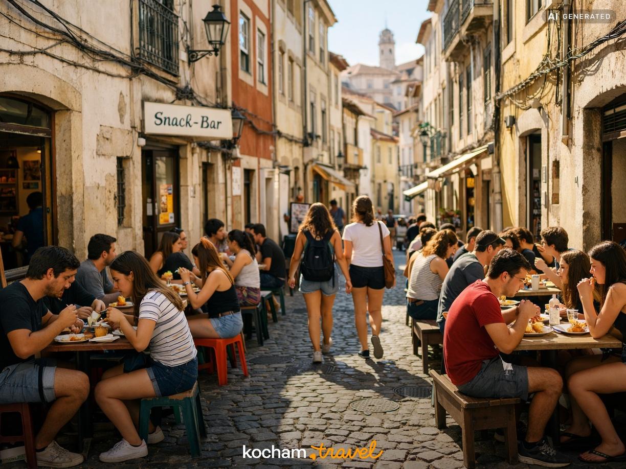 Gdzie zjeść w studenckim stylu i budżetowym wydaniu w Coimbra