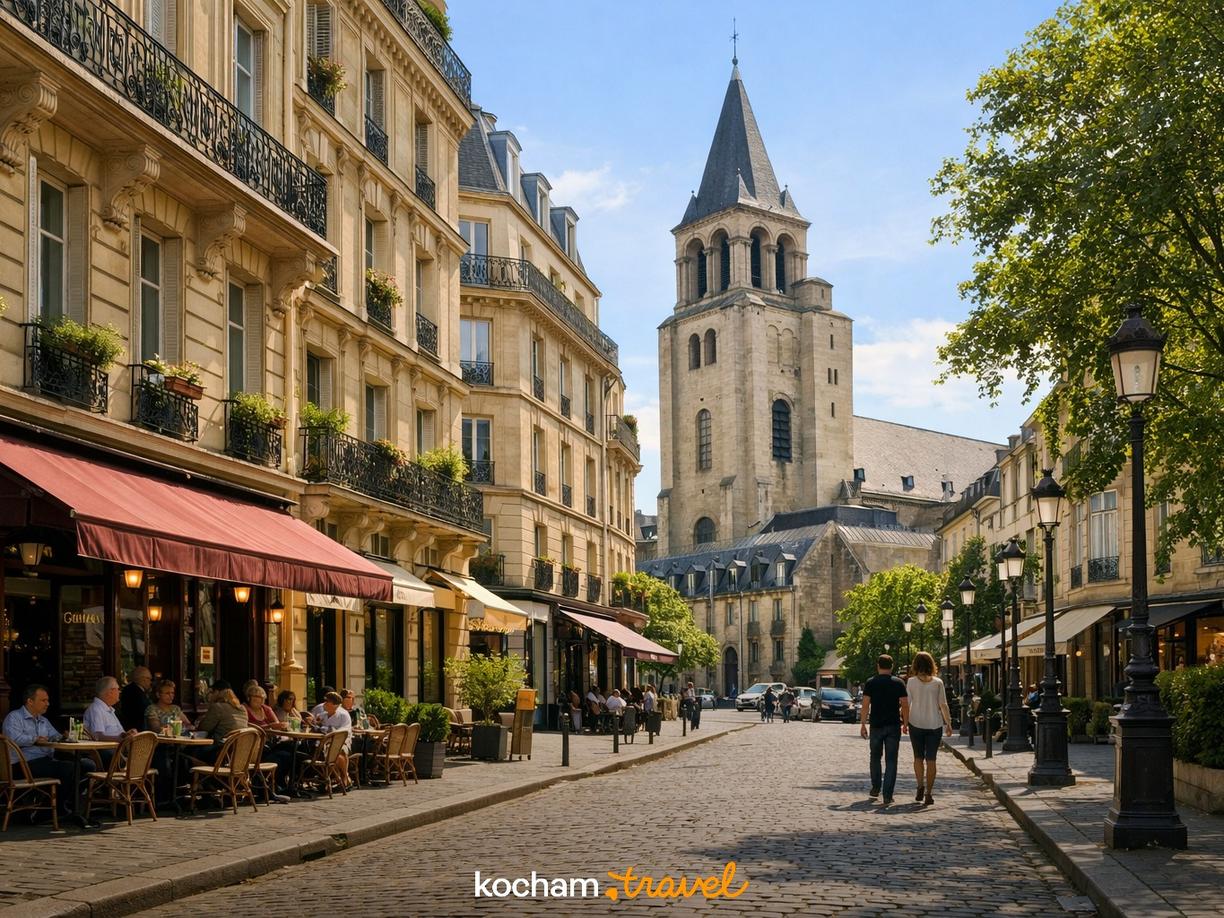 Saint-Germain-des-Prés (6. dzielnica) - Elegancja i spokój w Paryż