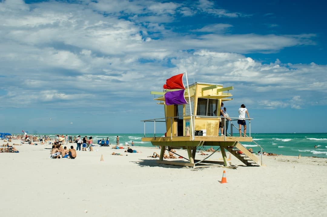 Rodzinna zabawa na plaży w Miami