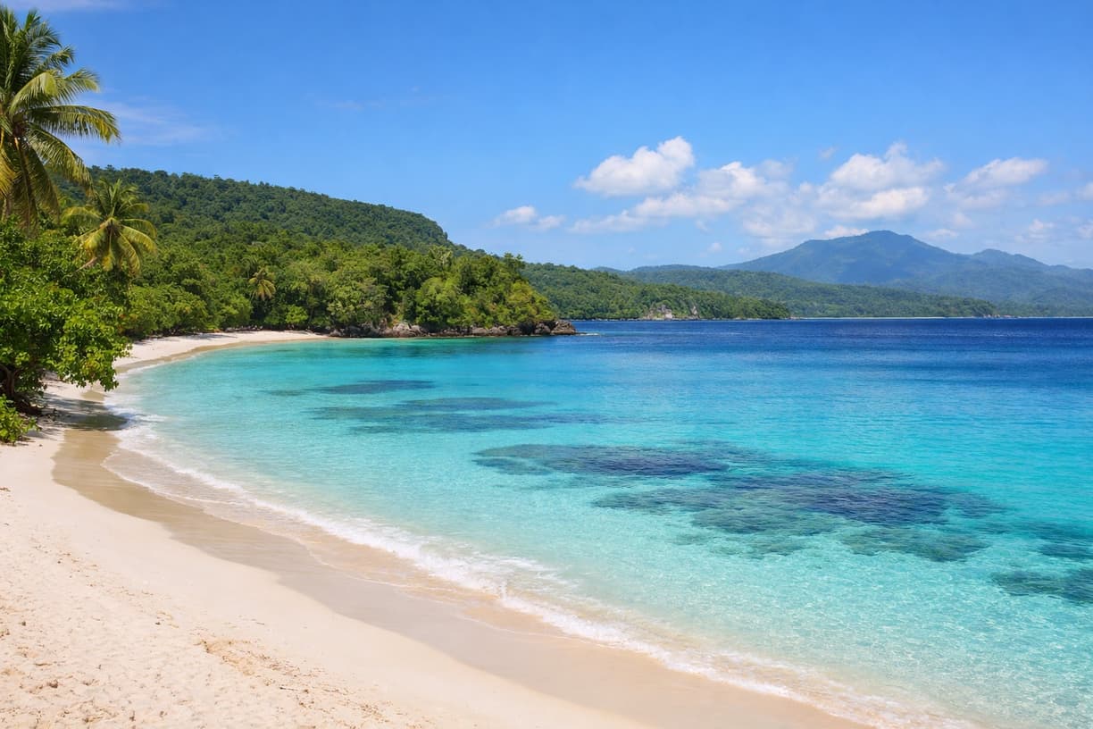 Marzysz o podróży na Vanuatu? w Champagne Beach