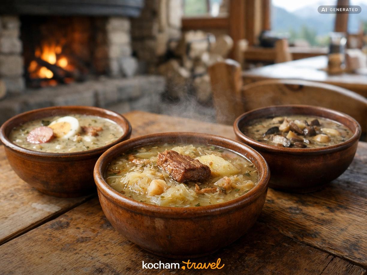 Tradycyjne zupy góralskie w Zakopane