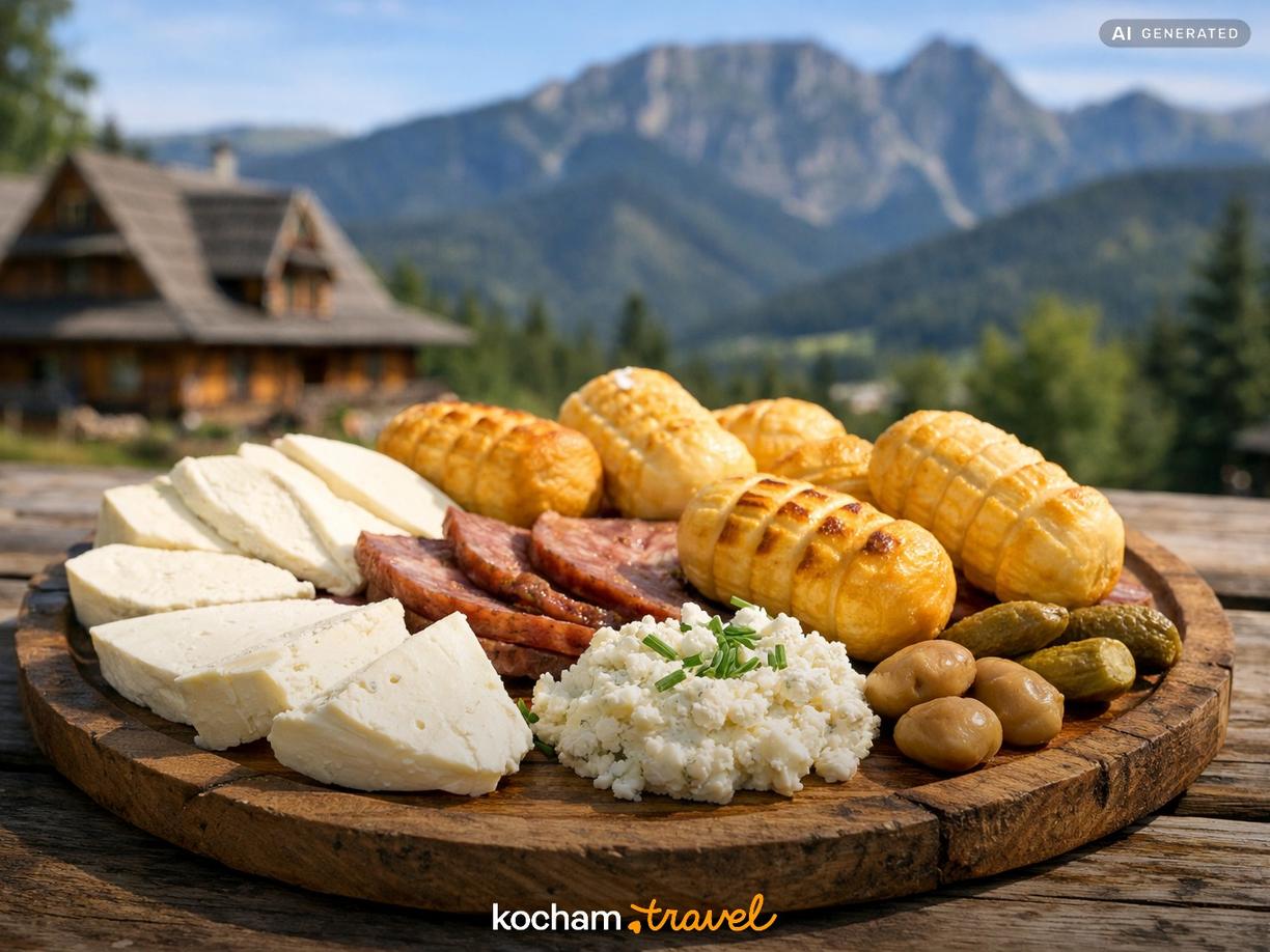 Sery owcze i regionalne specjały w Zakopane