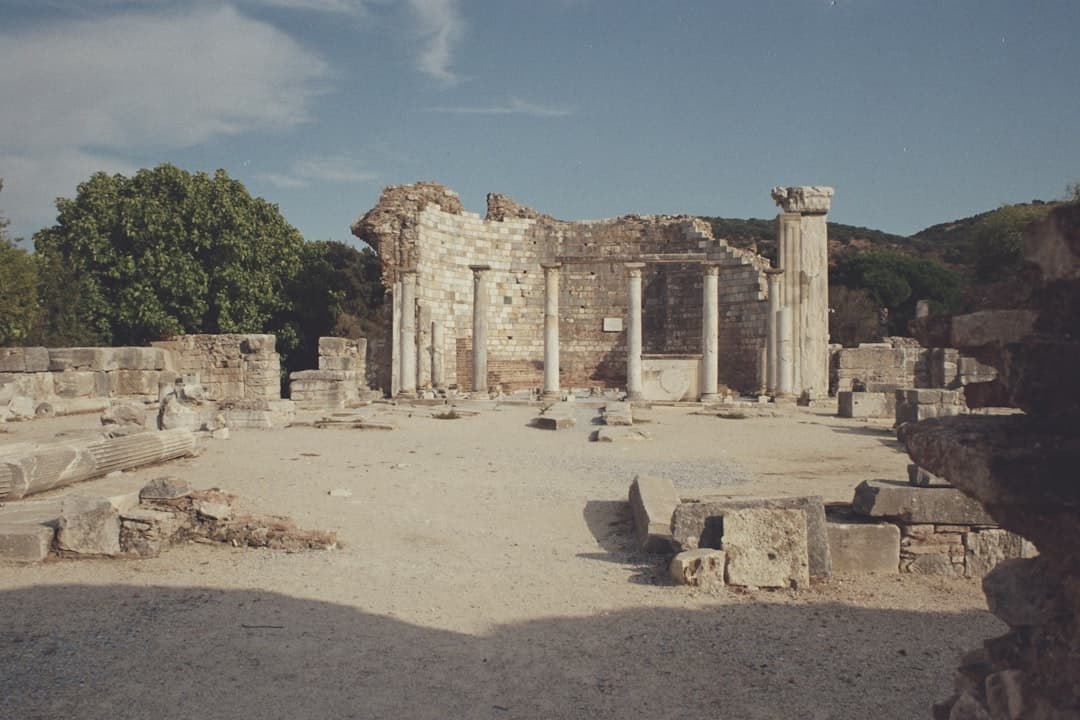 Ruiny antycznego miasta na Rodos