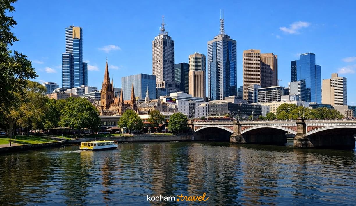 Ilustracja do tematu: Gotowy plan podróży: wyjazd do Melbourne w Australii na 7 dni