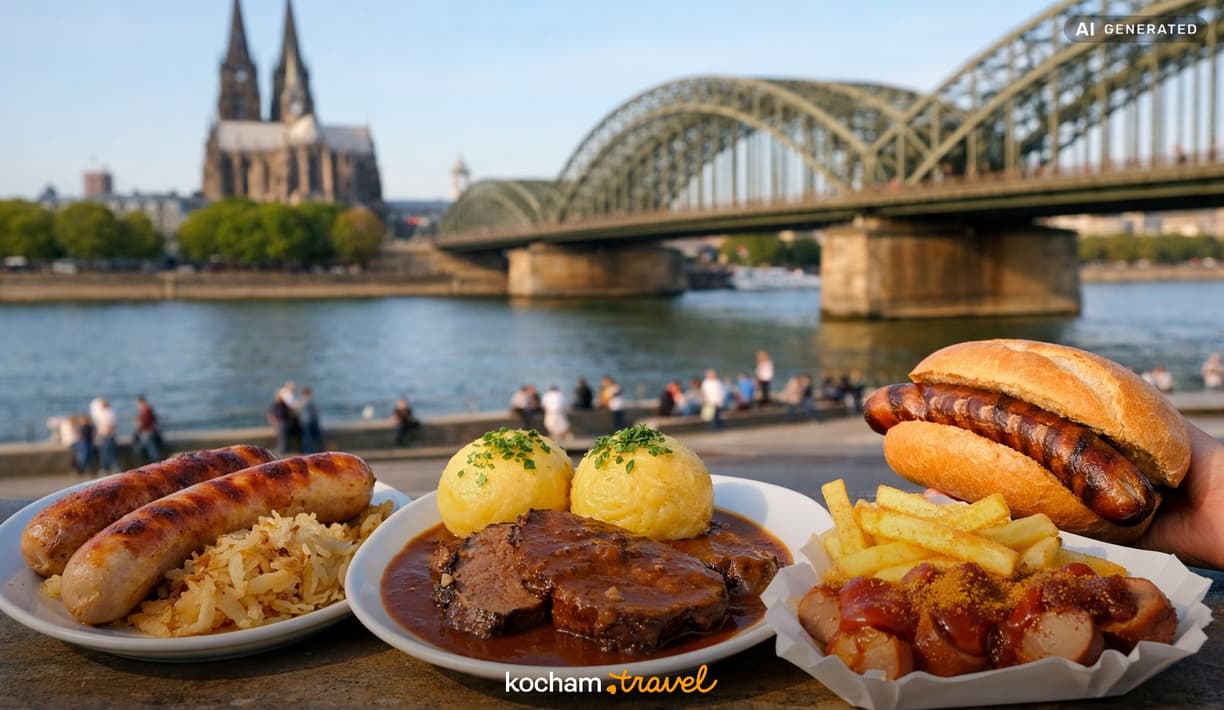 Ilustracja do tematu: Kolonia: gdzie zjeść — lokalne klasyki i street food?