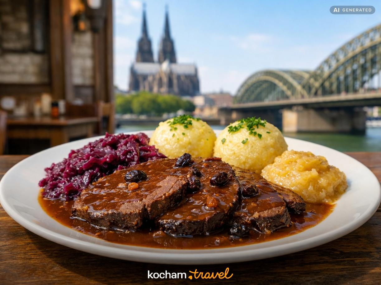 Rheinischer Sauerbraten – nadreńska pieczeń z historią w Kolonia