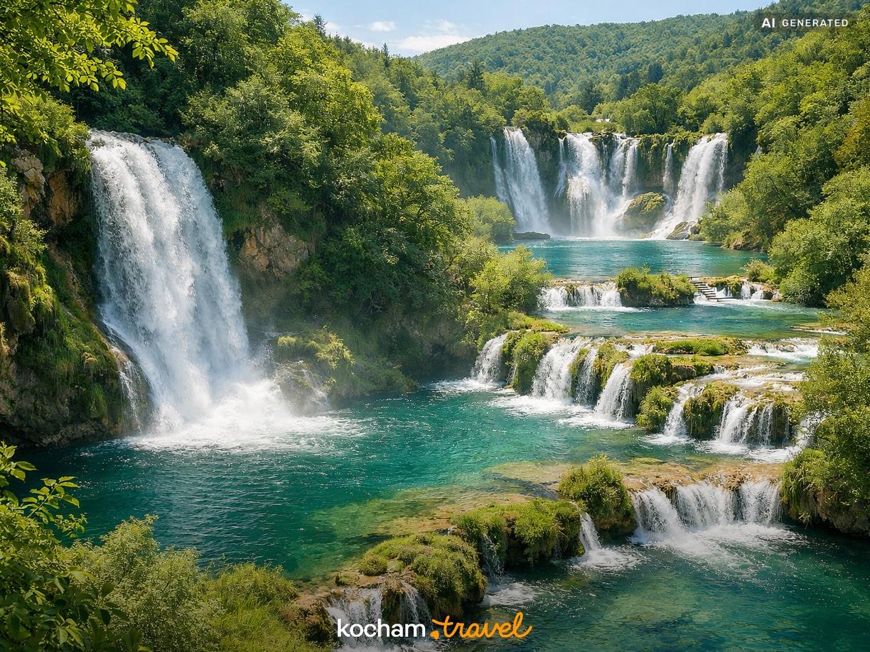 Cuda natury: Jeziora Plitwickie i Park Narodowy Krka w Chorwacja