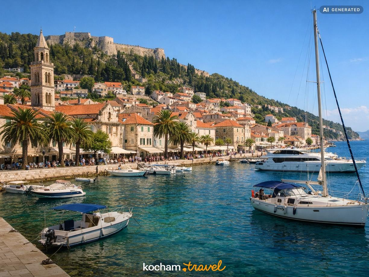Chorwackie wyspy: Korčula, Hvar i Brač w Chorwacja