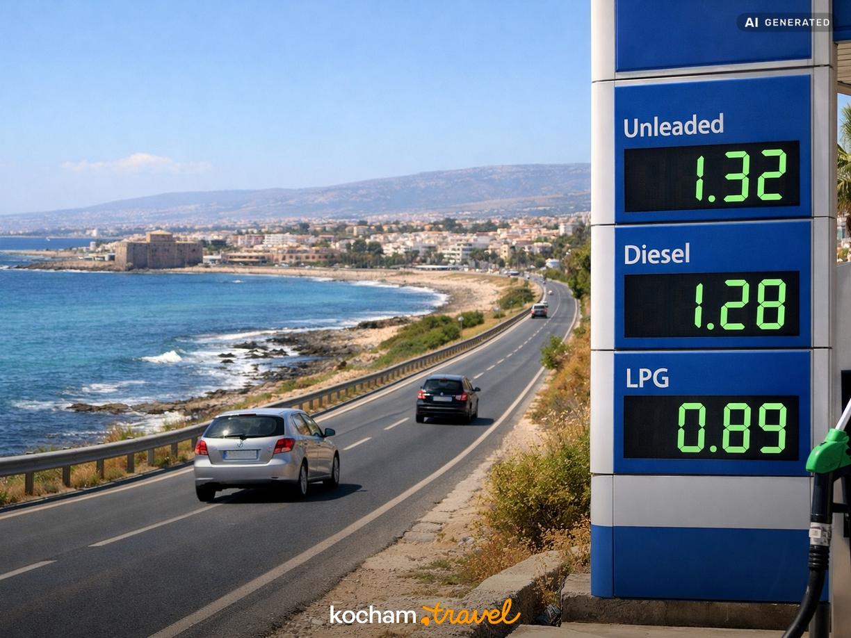 Aktualne ceny paliwa i zasady tankowania na Cyprze w Pafos