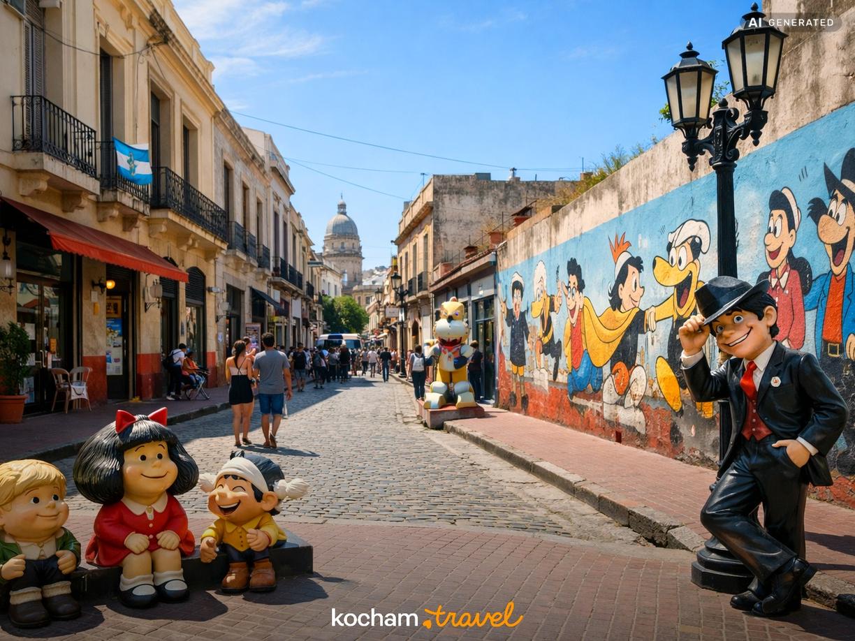 Szlak komiksowy Paseo de la Historieta w Buenos Aires